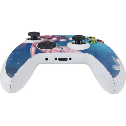 Rachel Anderson Aurelia Mermaid with Fish Xbox Series S Controller Skin