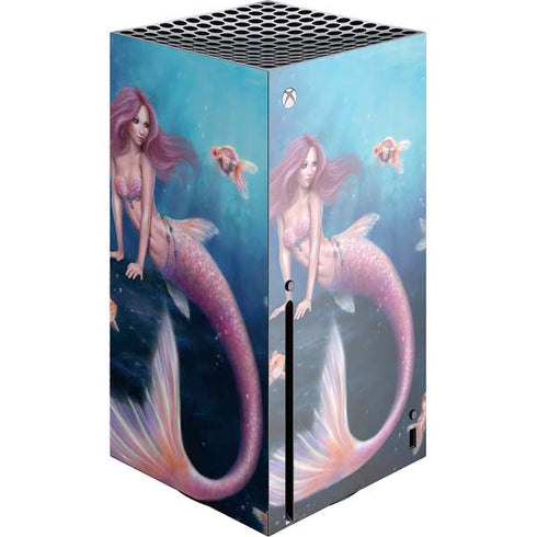 Rachel Anderson Aurelia Mermaid with Fish Xbox Series X Console Skin