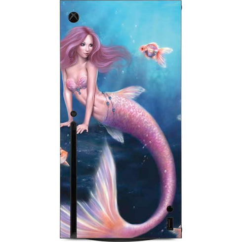 Rachel Anderson Aurelia Mermaid with Fish Xbox Series X Console Skin