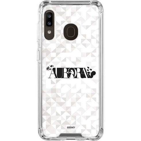 Disney Princess Aurora Chromatic Galaxy A30 Clear Case