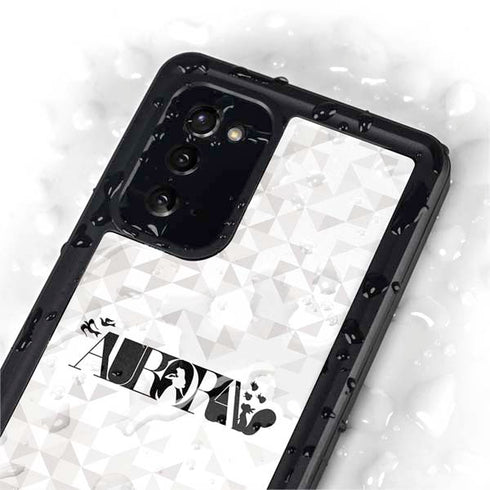 Disney Princess Aurora Chromatic Galaxy Note20 5G Waterproof Case
