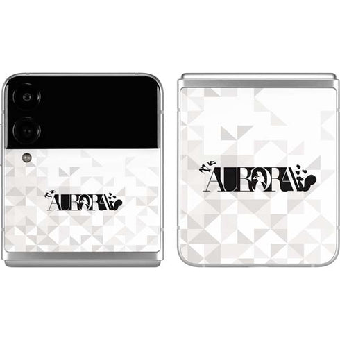 Disney Princess Aurora Chromatic Galaxy Z Flip4 5G Skin