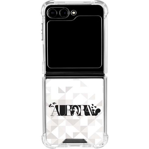 Disney Princess Aurora Chromatic Galaxy Z Flip5 5G Clear Case