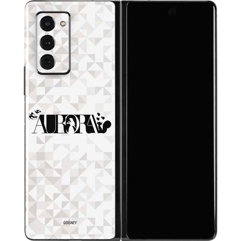 Disney Princess Aurora Chromatic Galaxy Z Fold2 5G Skin