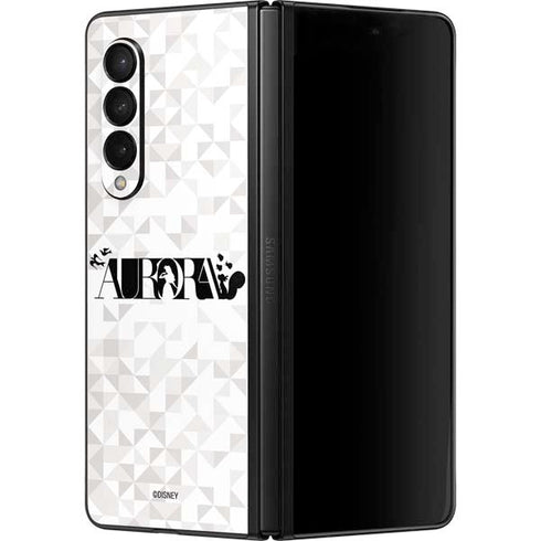 Disney Princess Aurora Chromatic Galaxy Z Fold3 5G Skin