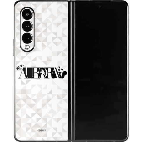 Disney Princess Aurora Chromatic Galaxy Z Fold3 5G Skin