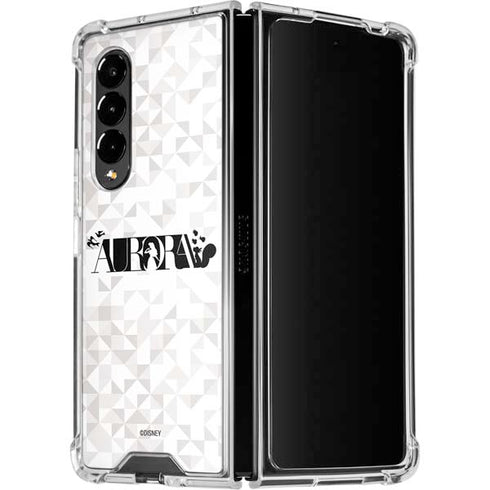 Disney Princess Aurora Chromatic Galaxy Z Fold4 5G Clear Case