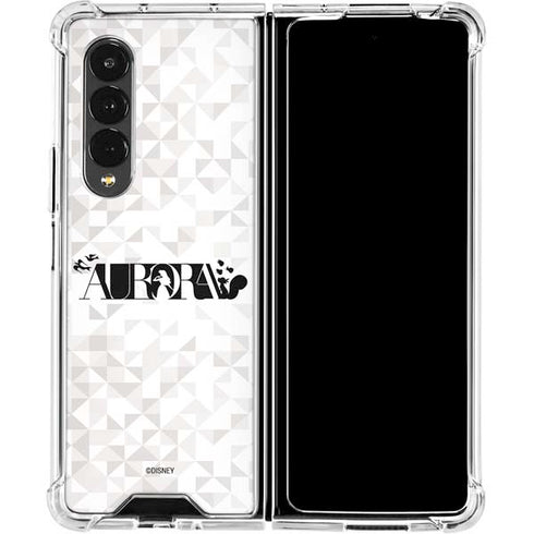 Disney Princess Aurora Chromatic Galaxy Z Fold4 5G Clear Case