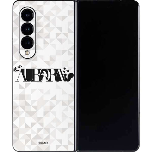Disney Princess Aurora Chromatic Galaxy Z Fold4 5G Skin