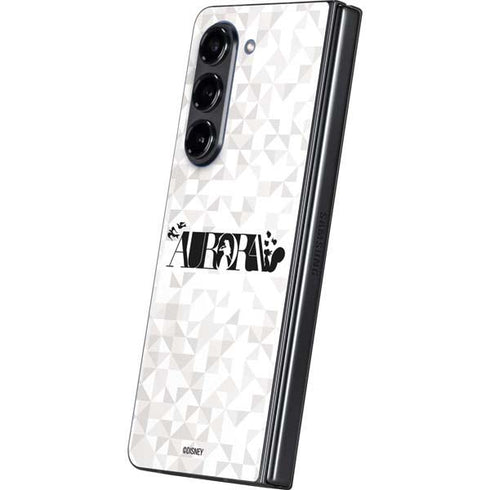 Disney Princess Aurora Chromatic Galaxy Z Fold5 5G Skin