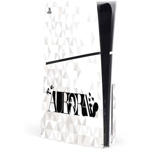 Disney Princess Aurora Chromatic PS5 Slim Disk Console Skin