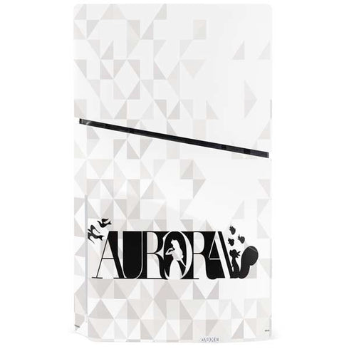 Disney Princess Aurora Chromatic PS5 Slim Disk Console Skin