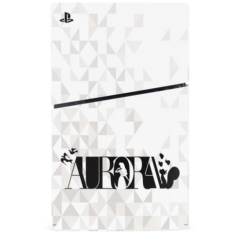 Disney Princess Aurora Chromatic PS5 Slim Digital Edition Bundle Skin