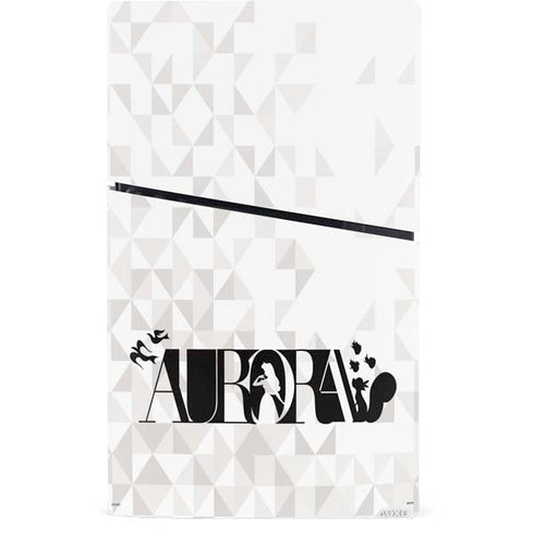 Disney Princess Aurora Chromatic PS5 Slim Digital Edition Bundle Skin