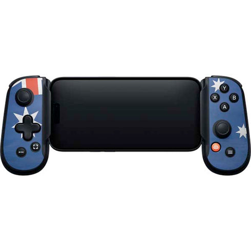 Australia Flag Distressed Backbone One for iPhone Game Controller Skin