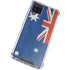 Australia Flag Distressed Galaxy A12 Clear Case