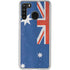 Australia Flag Distressed Galaxy A21 Clear Case