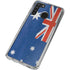 Australia Flag Distressed Galaxy A21 Clear Case