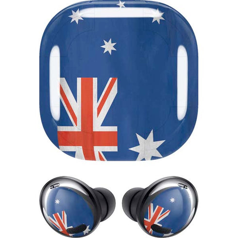 Australia Flag Distressed Galaxy Buds Pro Skin