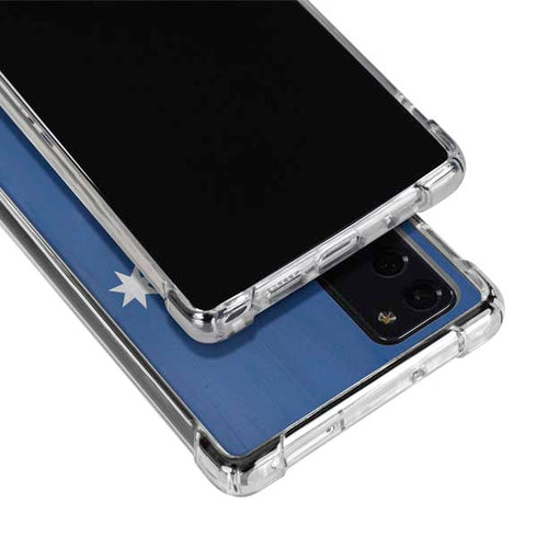 Australia Flag Distressed Galaxy Note20 5G Clear Case