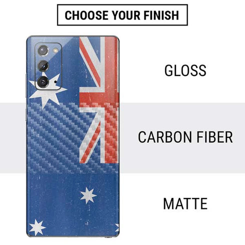 Australia Flag Distressed Galaxy Note20 5G Skin