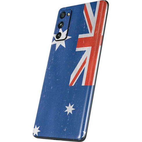 Australia Flag Distressed Galaxy S20 Fan Edition Skin