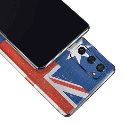 Australia Flag Distressed Galaxy S20 Fan Edition Skin