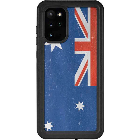 Australia Flag Distressed Galaxy S20 Plus Waterproof Case