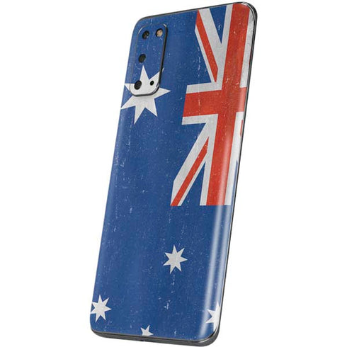 Australia Flag Distressed Galaxy S20 Skin