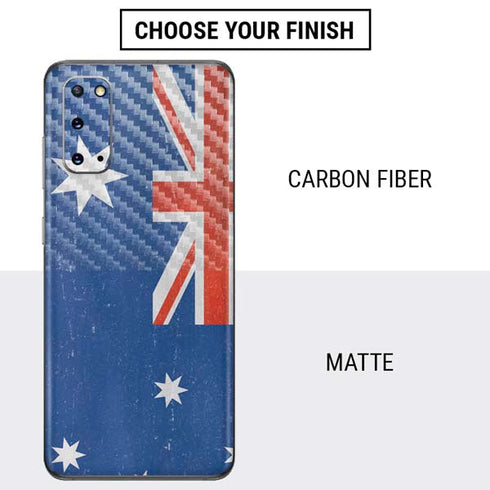 Australia Flag Distressed Galaxy S20 Skin