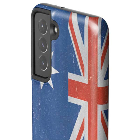 Australia Flag Distressed Galaxy S21 5G Pro Case