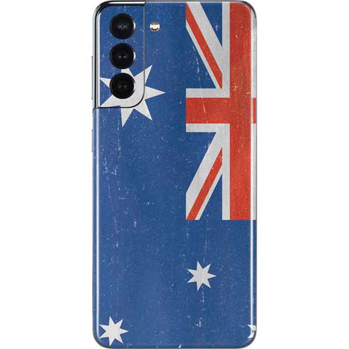 Australia Flag Distressed Galaxy S21 5G Skin