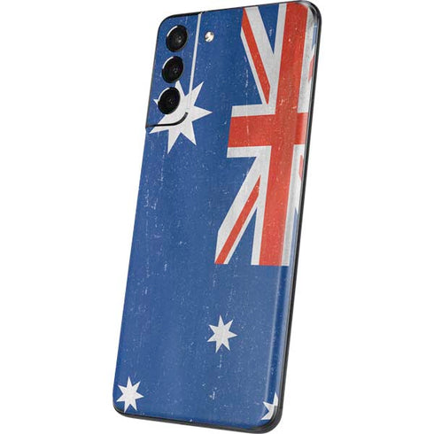 Australia Flag Distressed Galaxy S21 5G Skin