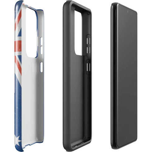Australia Flag Distressed Galaxy S21 Ultra 5G Pro Case