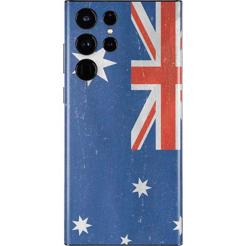 Australia Flag Distressed Galaxy S22 Ultra Skin