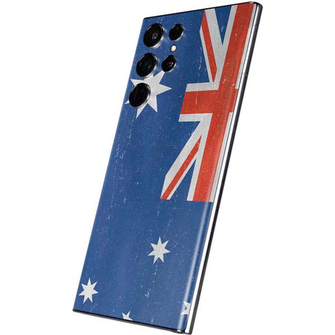 Australia Flag Distressed Galaxy S22 Ultra Skin