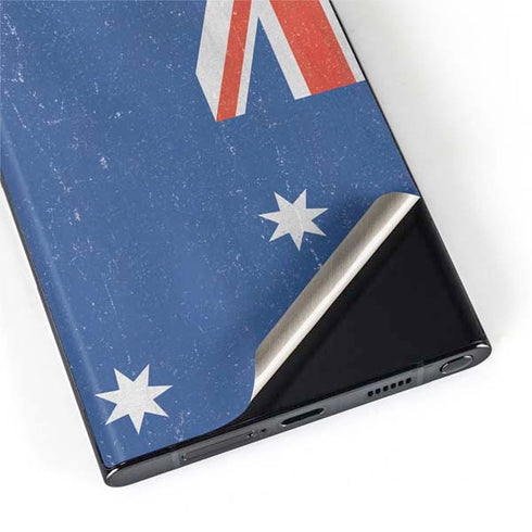 Australia Flag Distressed Galaxy S22 Ultra Skin