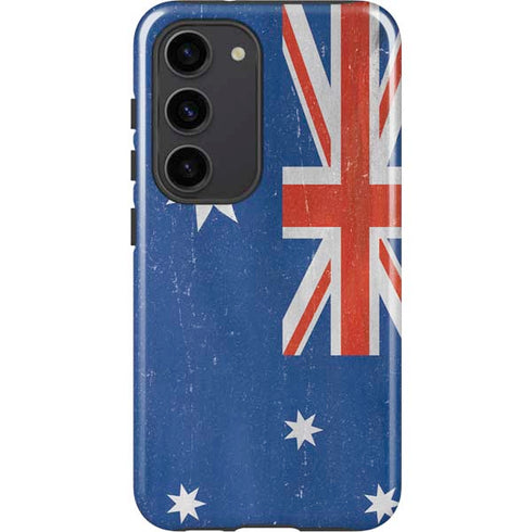 Australia Flag Distressed Galaxy S23 Pro Case