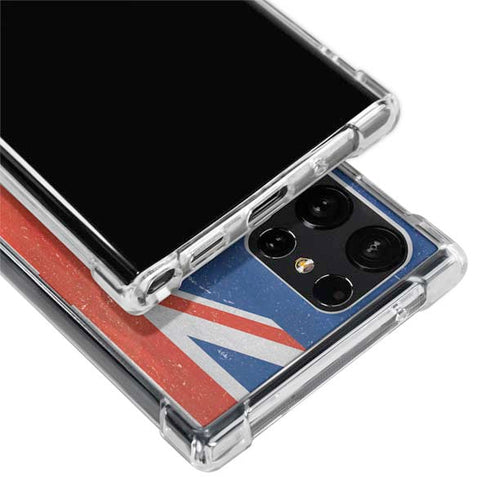 Australia Flag Distressed Galaxy S24 Ultra Clear Case