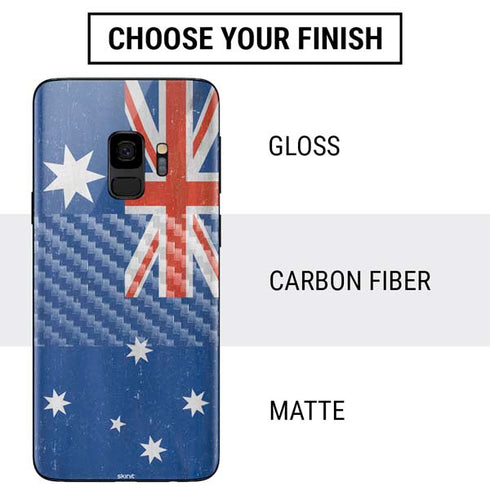 Australia Flag Distressed Galaxy S9 Skin