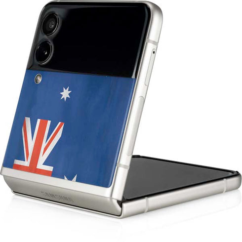 Australia Flag Distressed Galaxy Z Flip4 5G Skin