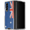 Australia Flag Distressed Galaxy Z Fold4 5G Clear Case