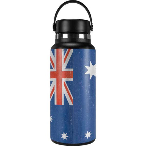 Australia Flag Distressed Hydro Flask 32oz Wide Mouth Skin