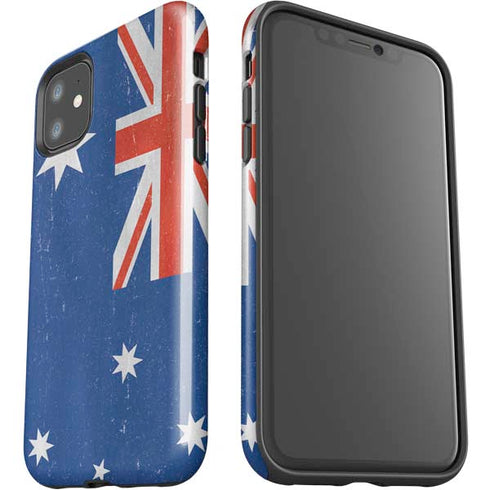 Australia Flag Distressed iPhone 11 Impact Case