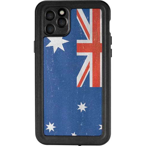 Australia Flag Distressed iPhone 11 Pro Max Waterproof Case
