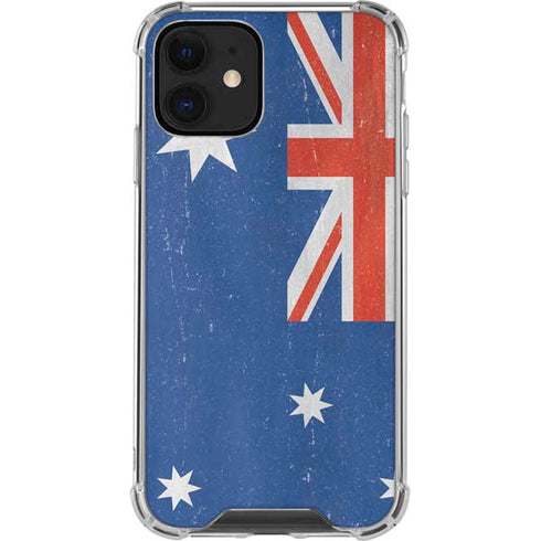 Australia Flag Distressed iPhone 12 Mini Clear Case