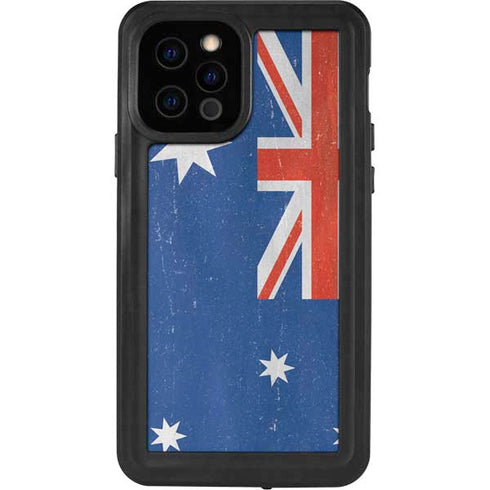 Australia Flag Distressed iPhone 12 Pro Waterproof Case