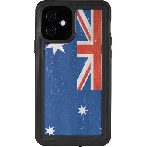 Australia Flag Distressed iPhone 12 Waterproof Case