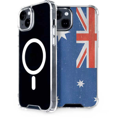 Australia Flag Distressed iPhone 13 MagSafe Case