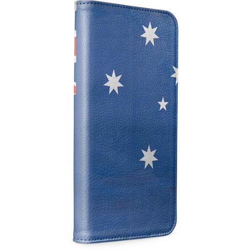 Australia Flag Distressed iPhone 13 Pro Folio Case